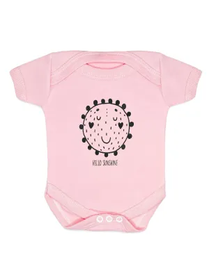 "Hello Sunshine" Bodysuit - Pink