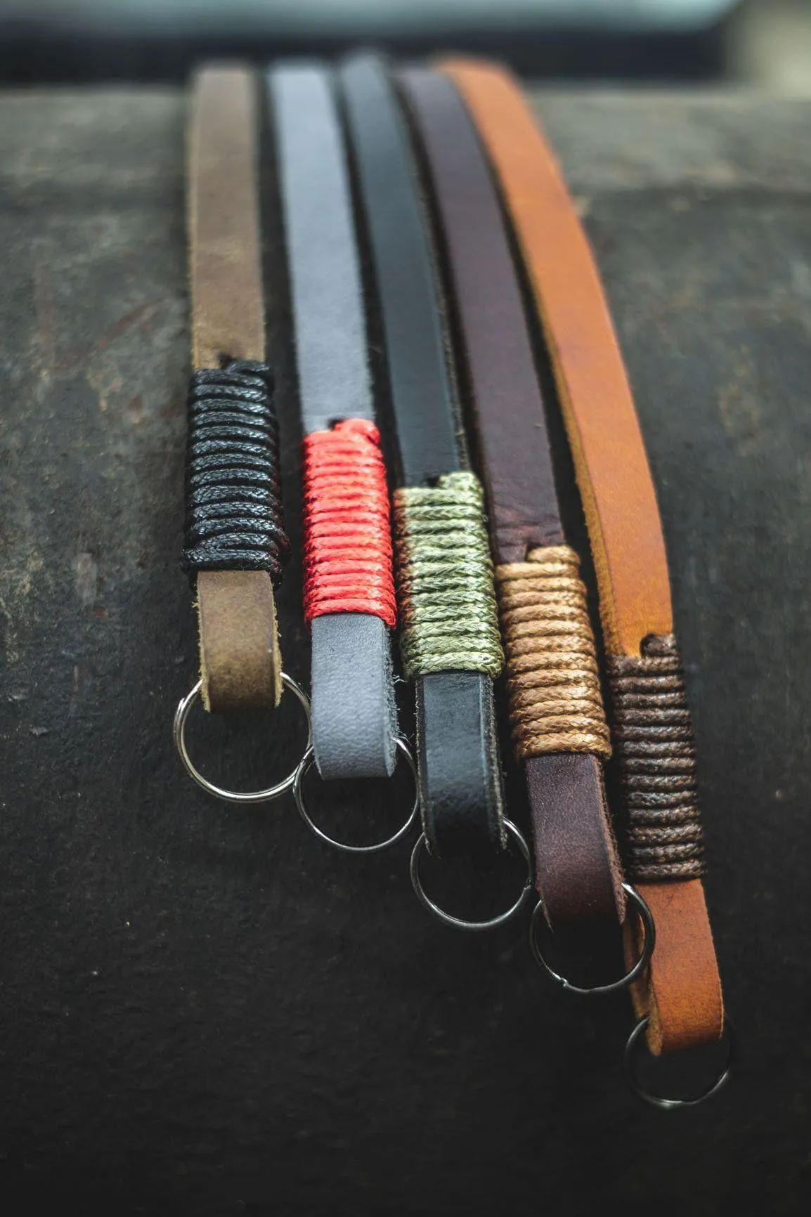 Real Pull-Up  Waxed Leather Camera Strap - Cognac 10mm