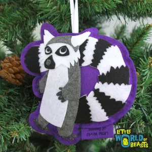 Ring Tailed Lemur Ornament