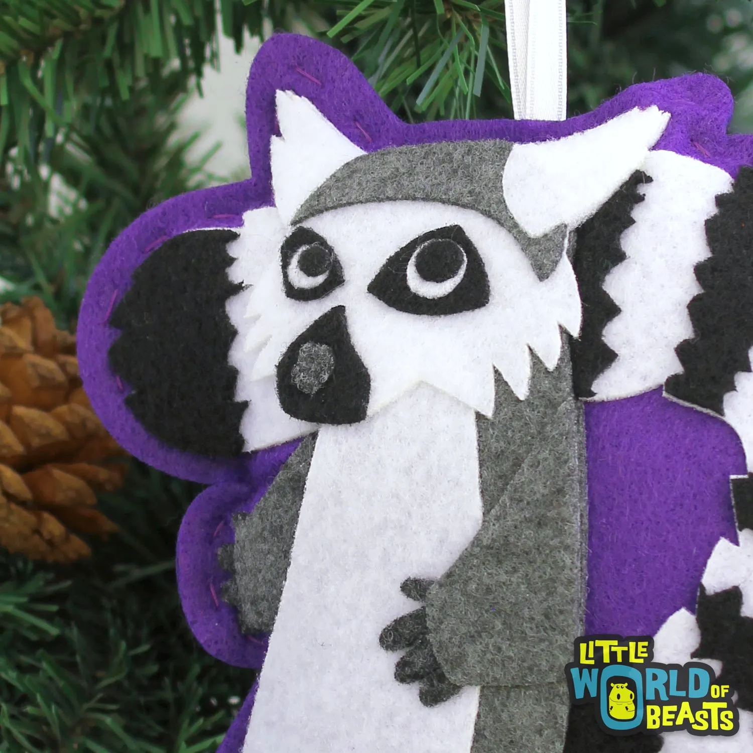 Ring Tailed Lemur Ornament