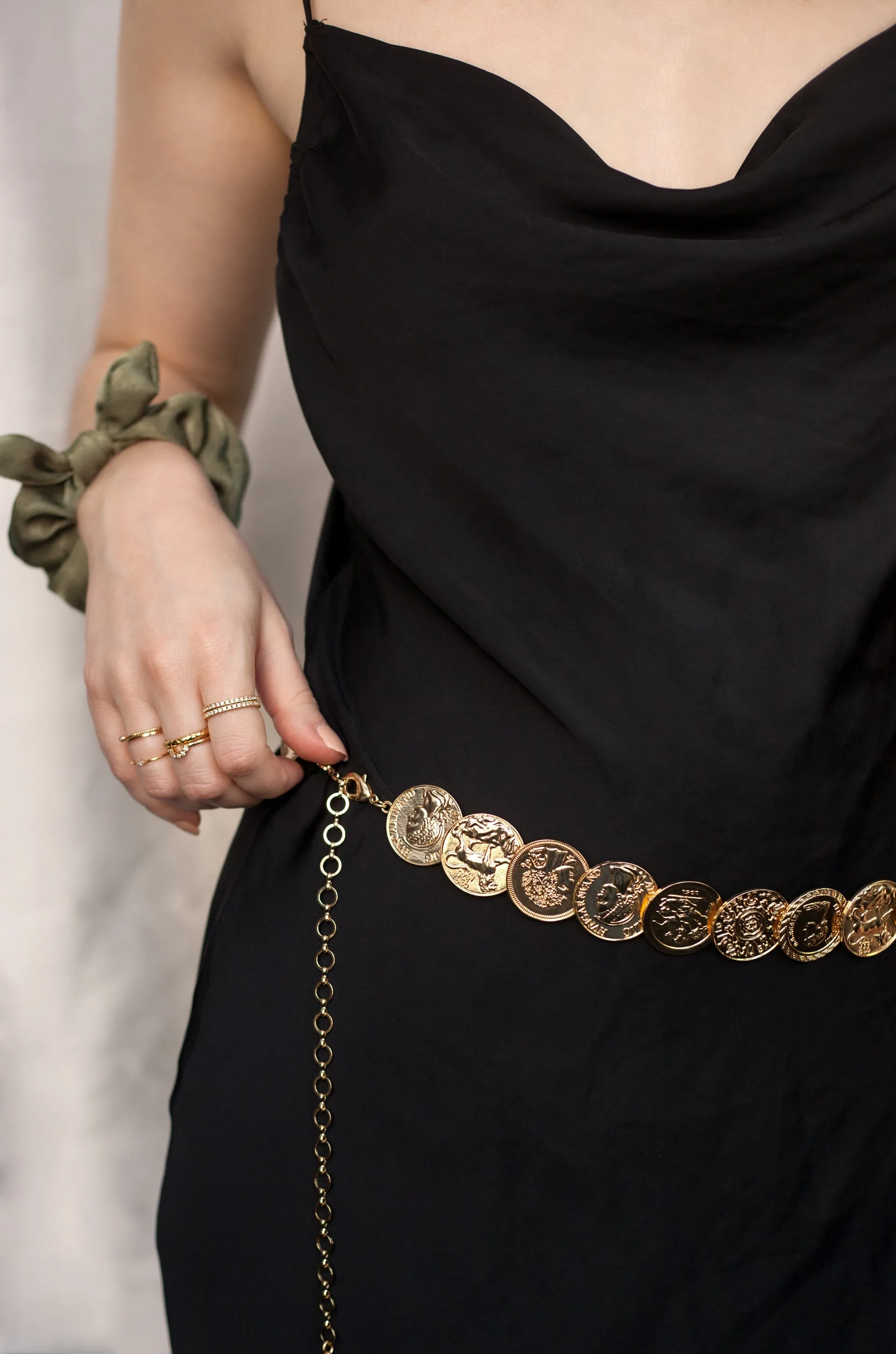Roman Coin Statement Belt