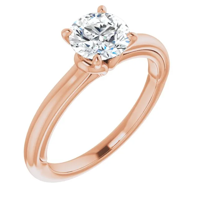 Round Diamond Solitaire Engagement Ring