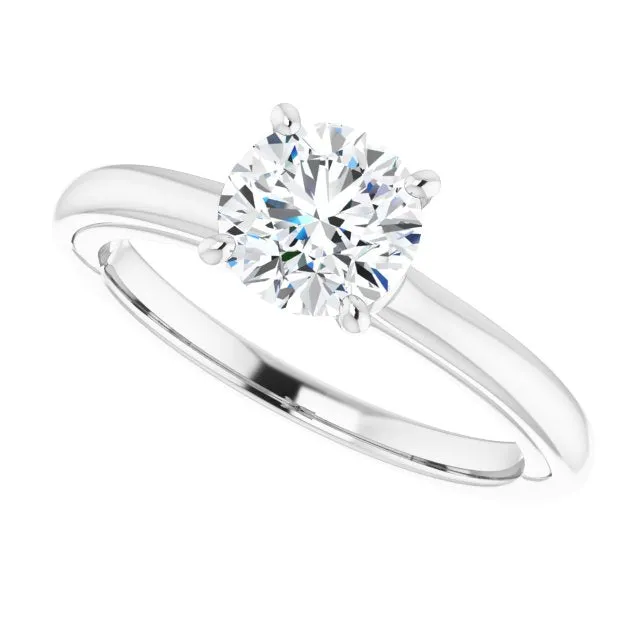 Round Diamond Solitaire Engagement Ring