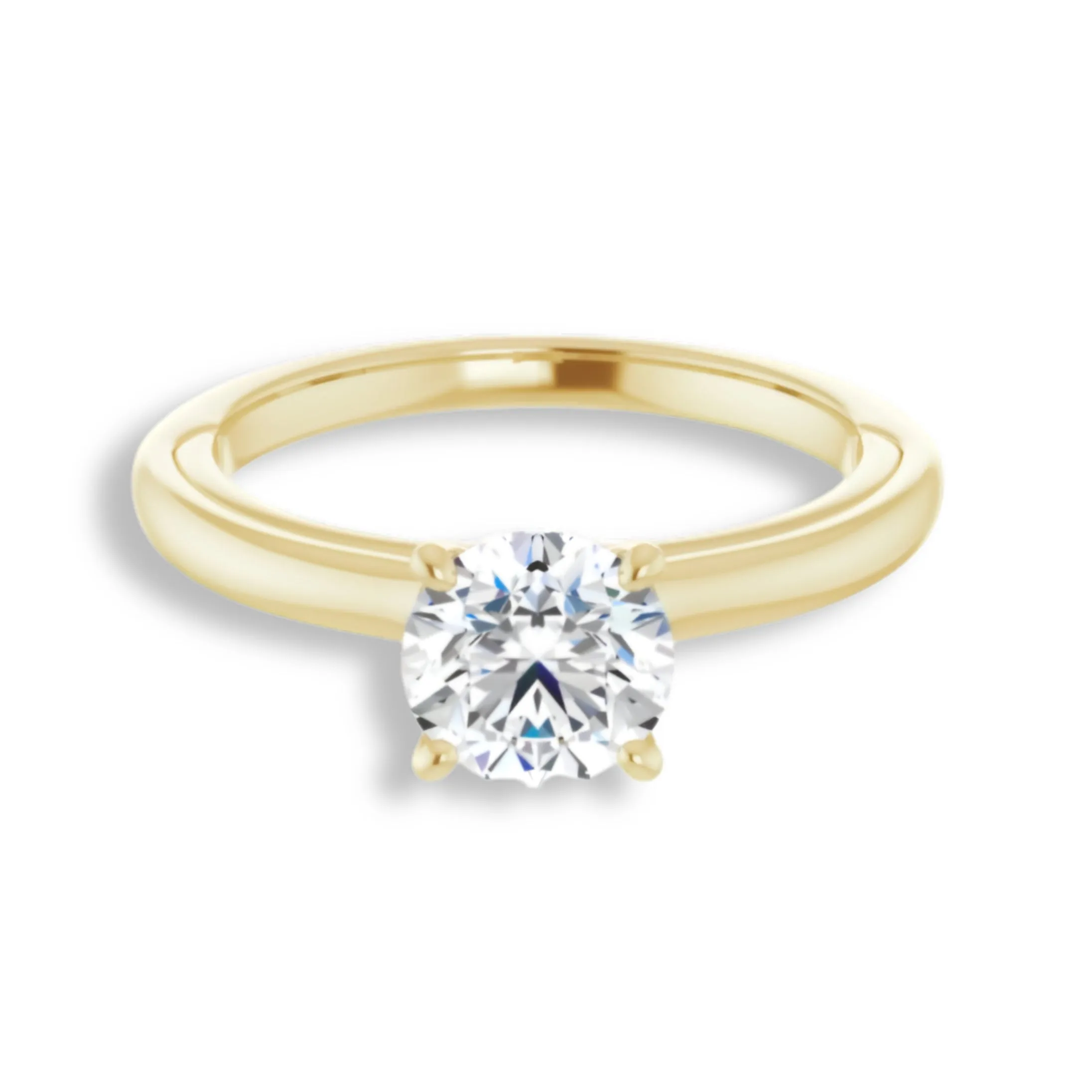 Round Diamond Solitaire Engagement Ring