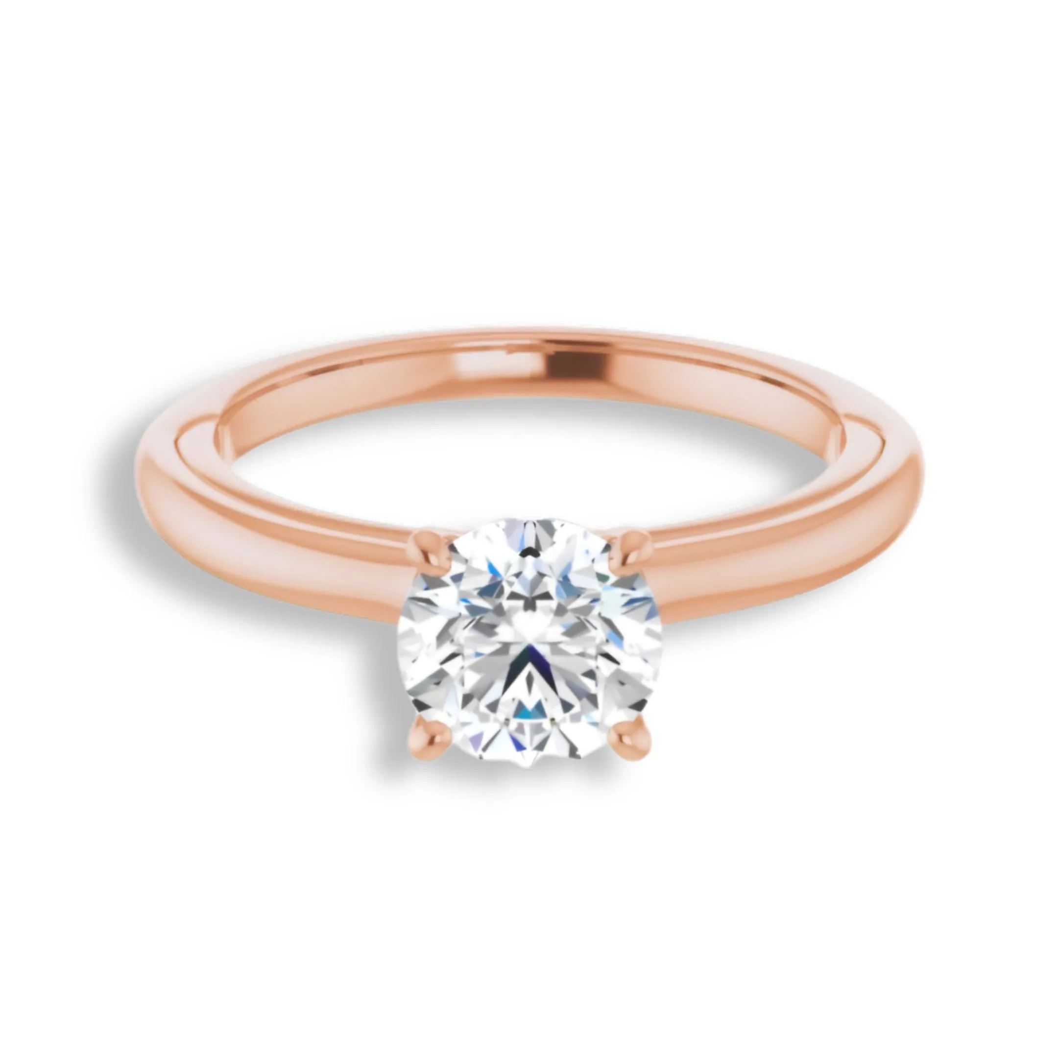 Round Diamond Solitaire Engagement Ring