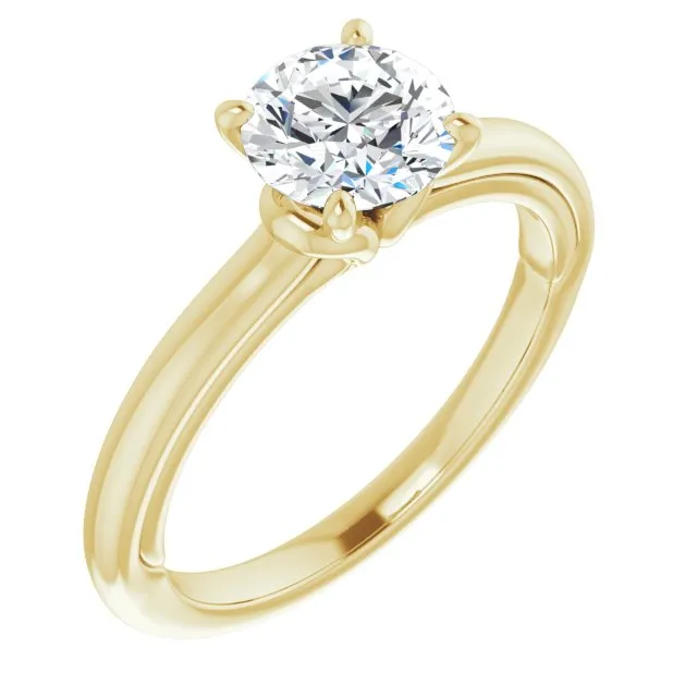 Round Diamond Solitaire Engagement Ring