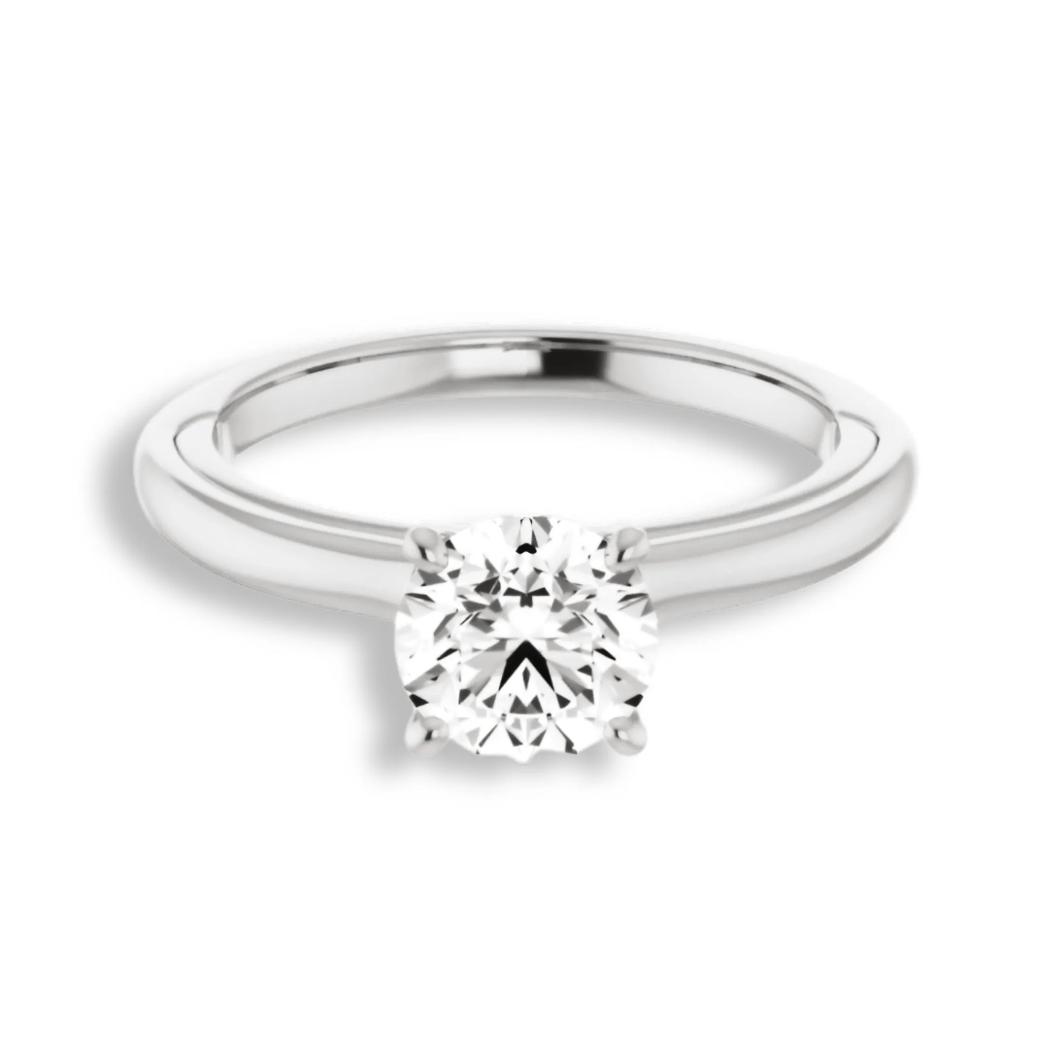 Round Diamond Solitaire Engagement Ring