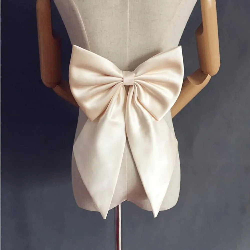 Satin Bow Wedding Dress Knots