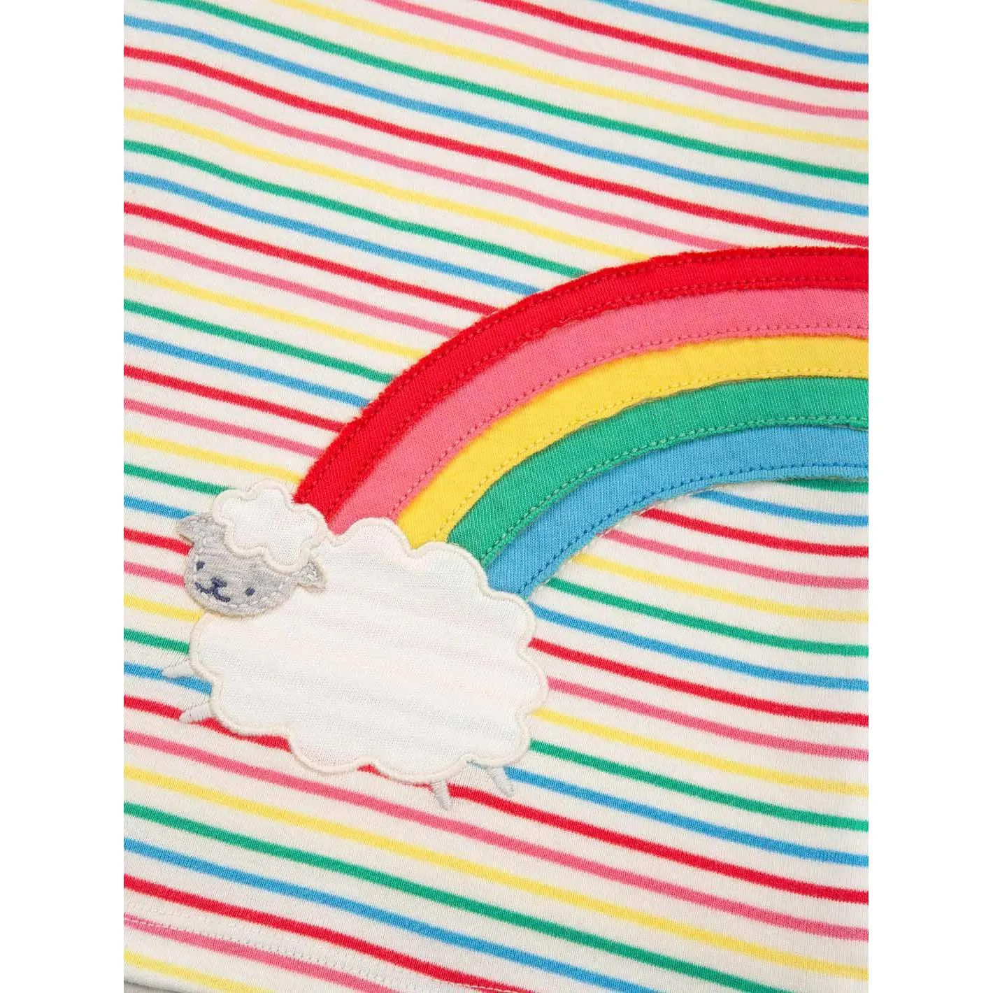 Sheepy Rainbow Short Sleeve Dress