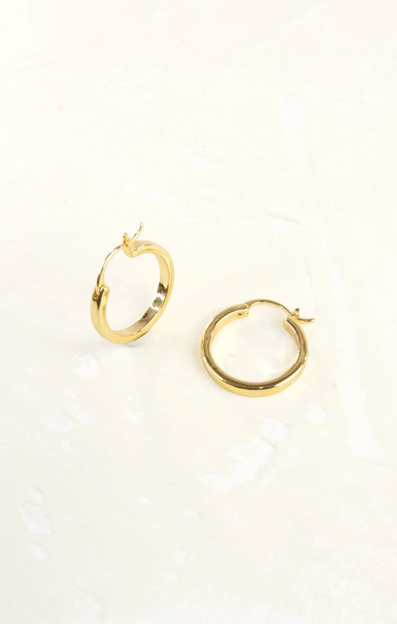 Simple Plain Hoop Earrings