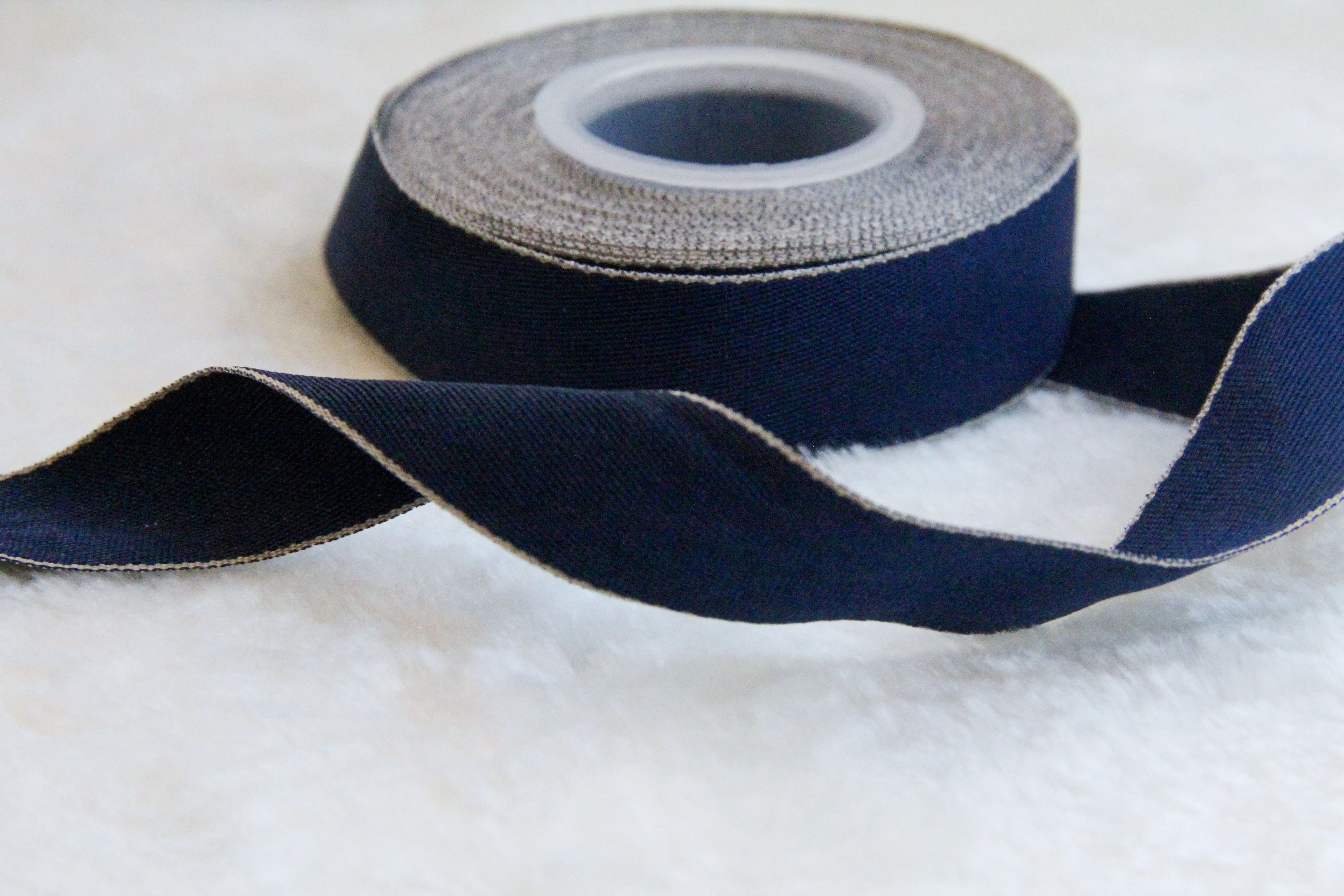 Soft White edge Cotton Ribbon ( 5 colors available)