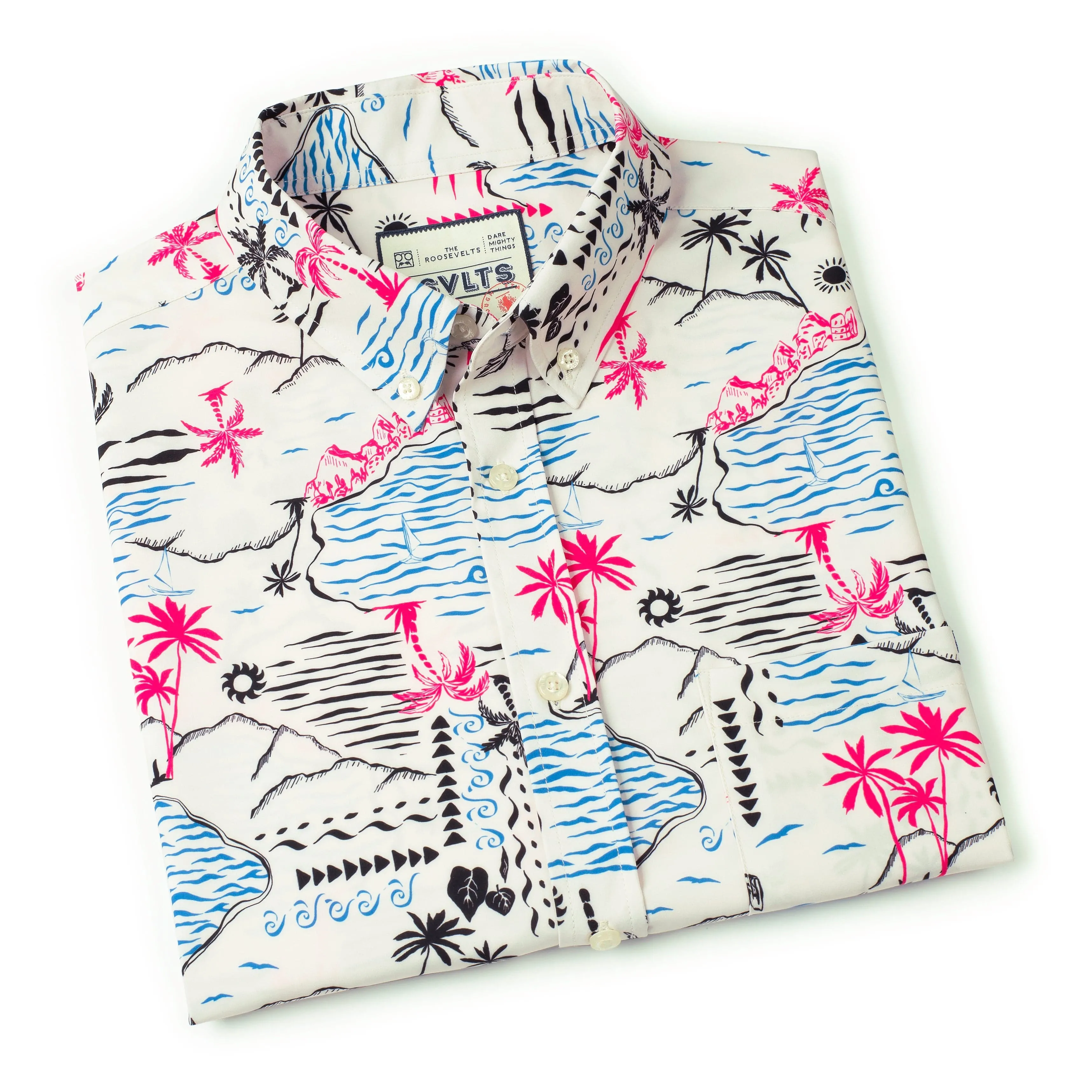 Soleil Beach (Day) – KUNUFLEX Short Sleeve Shirt