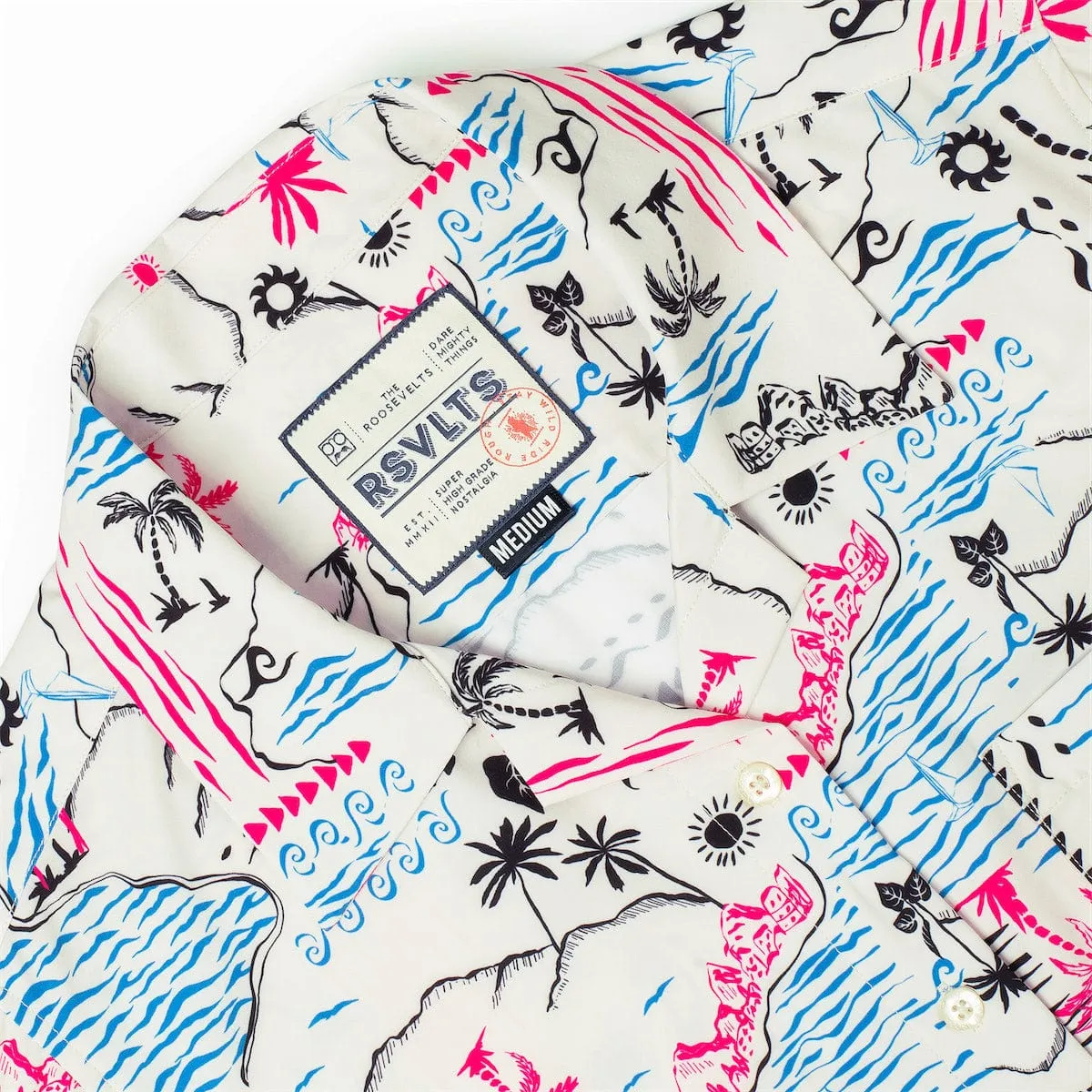 Soleil Beach (Day) – Women's KUNUFLEX Short Sleeve Shirt