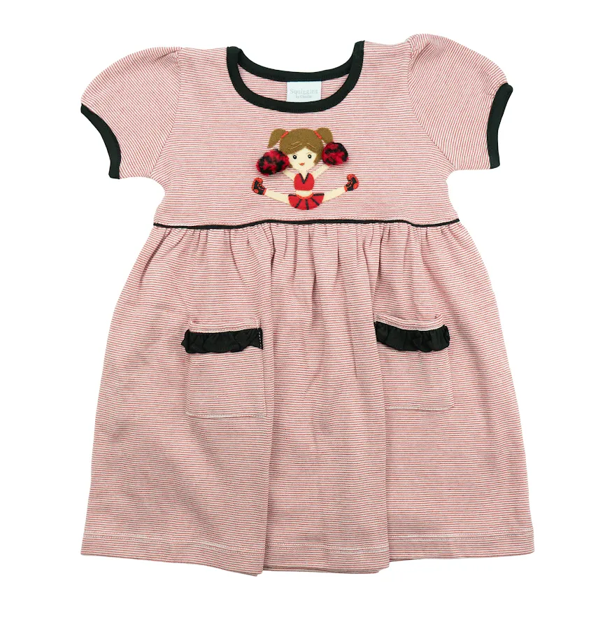 Squiggles Cheerleader Popover Dress