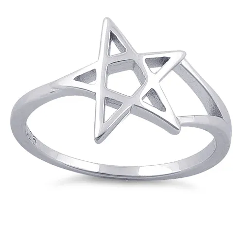Sterling Silver Star Ring