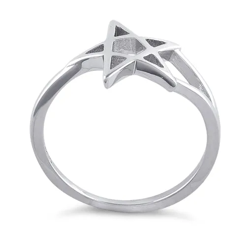 Sterling Silver Star Ring