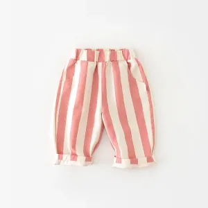 Striped Baggy Trousers