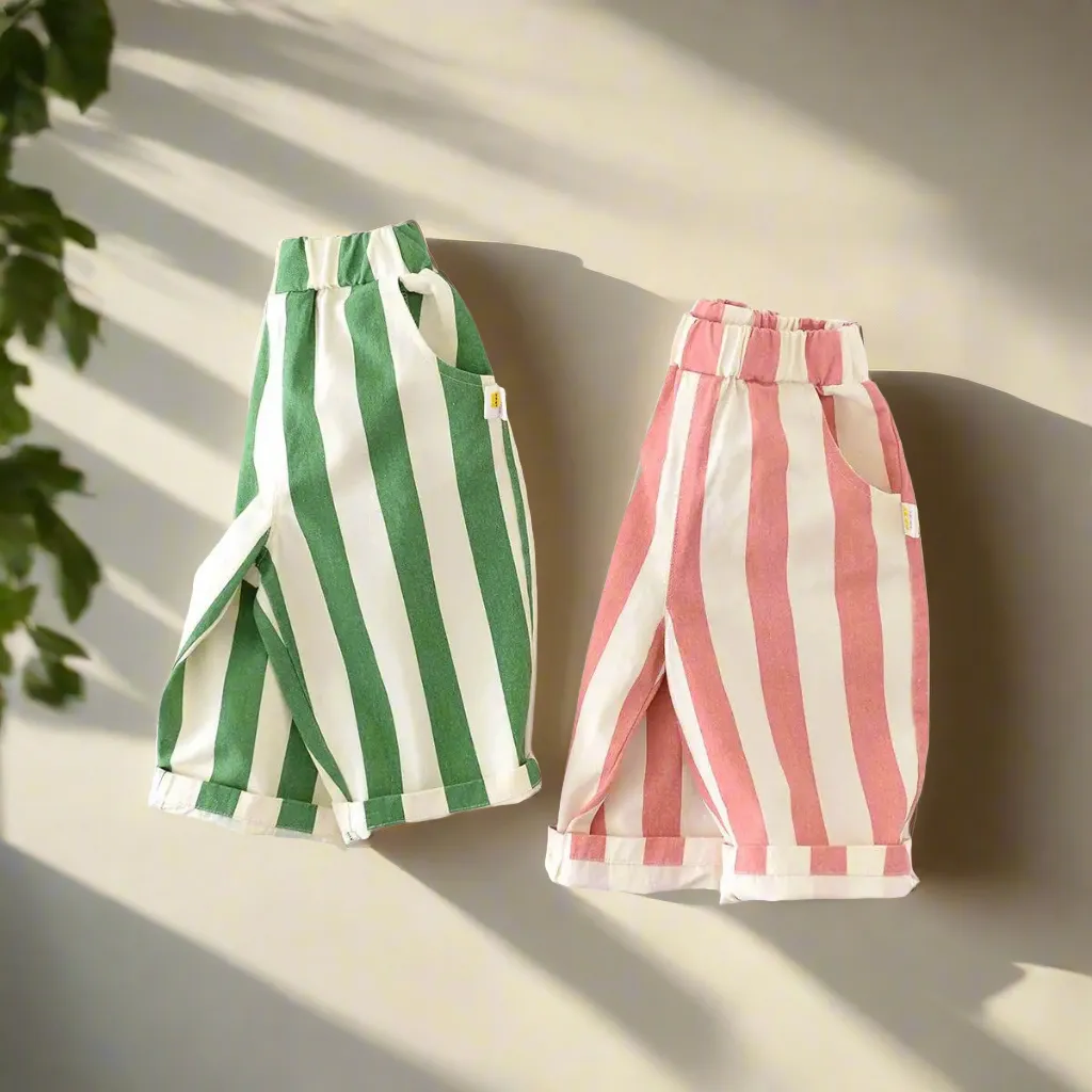 Striped Baggy Trousers