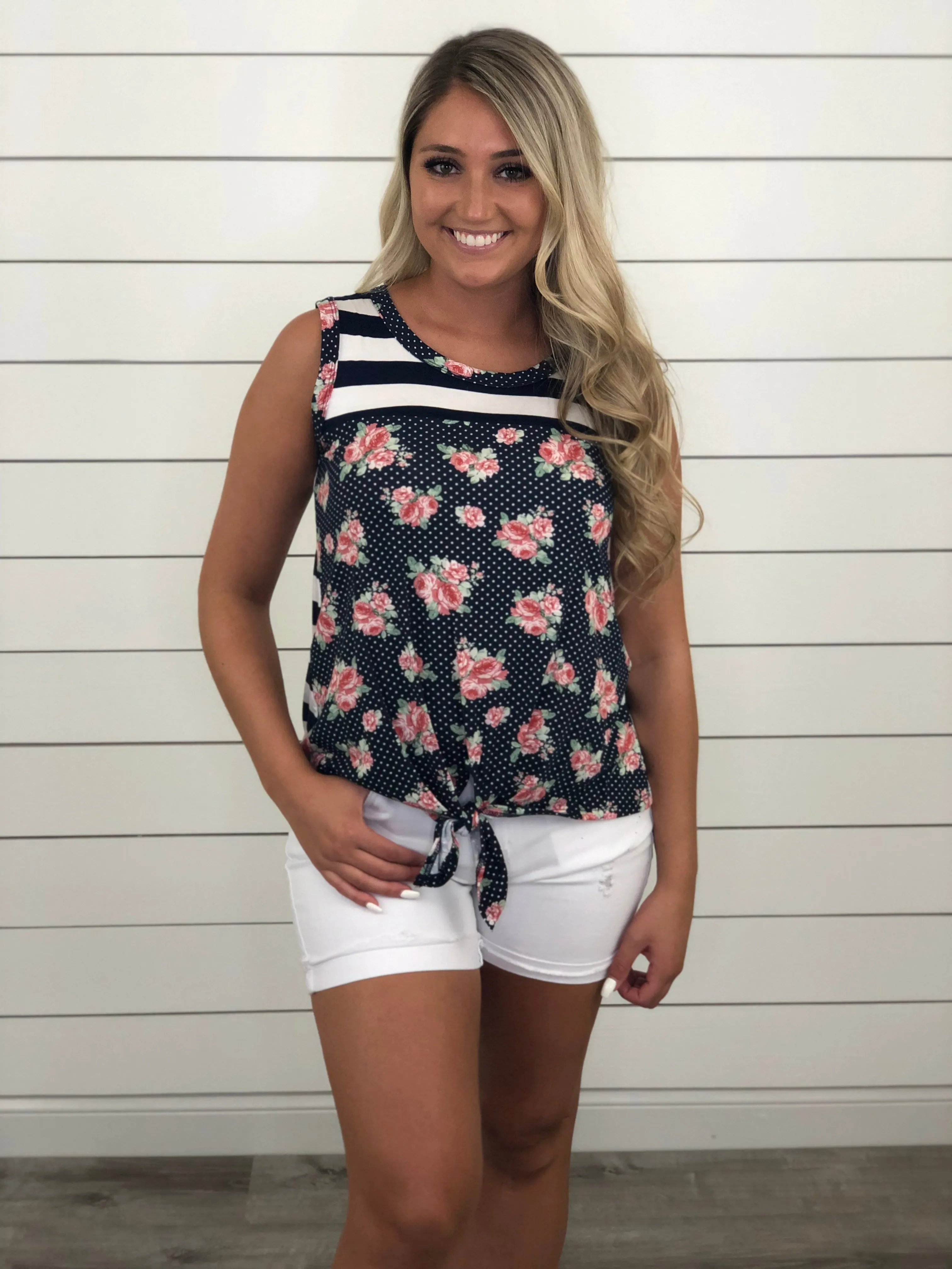 Summer Fun Front Tie Top