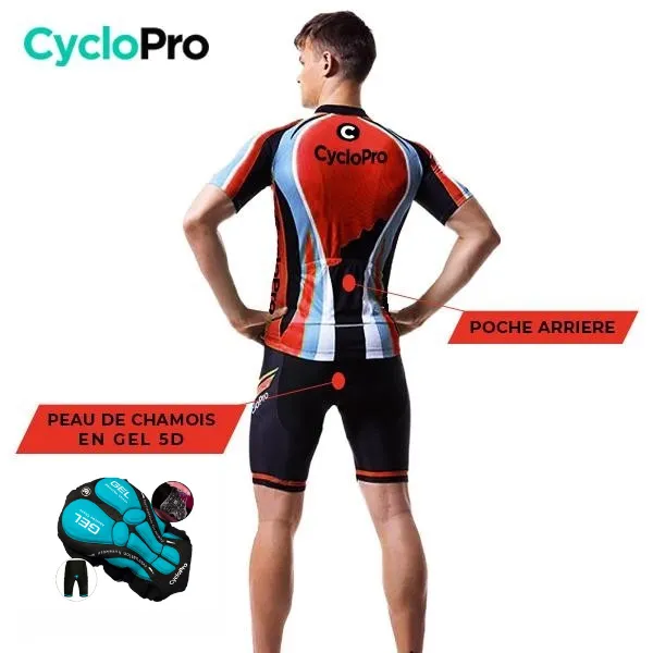 TENUE DE CYCLISTE ROUTE ROUGE- SHAPE 