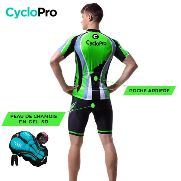 TENUE DE CYCLISTE ROUTE VERTE - SHAPE 