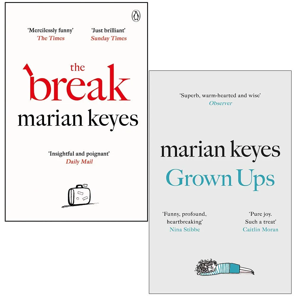 The Break and Grown Ups By Marian Keyes 2 Books Collection Set