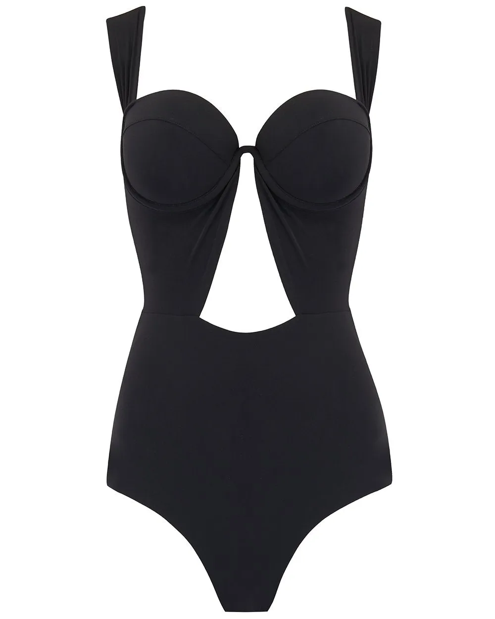 The Bustier Bodysuit - Black