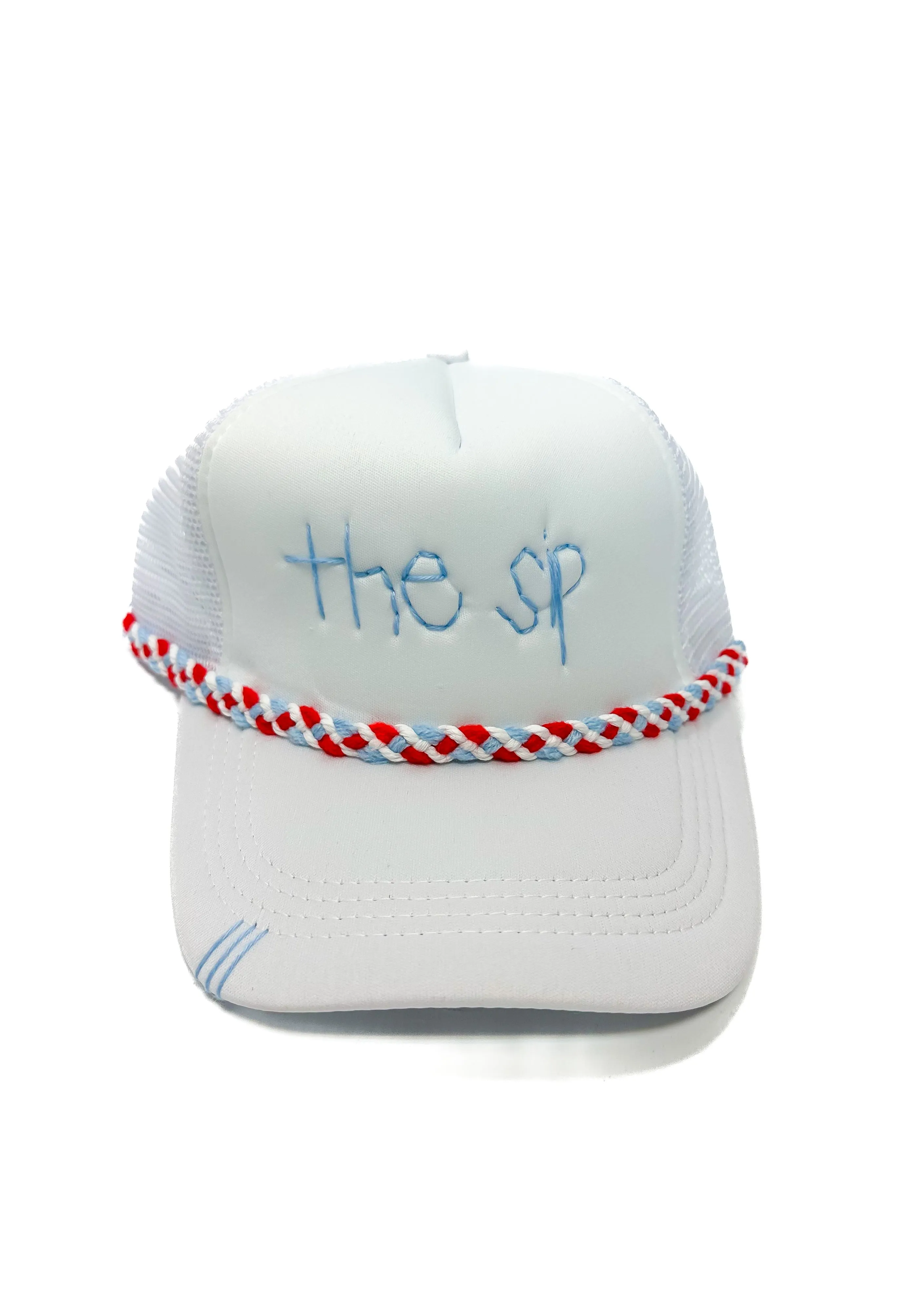 The Sip Trucker Hat - White