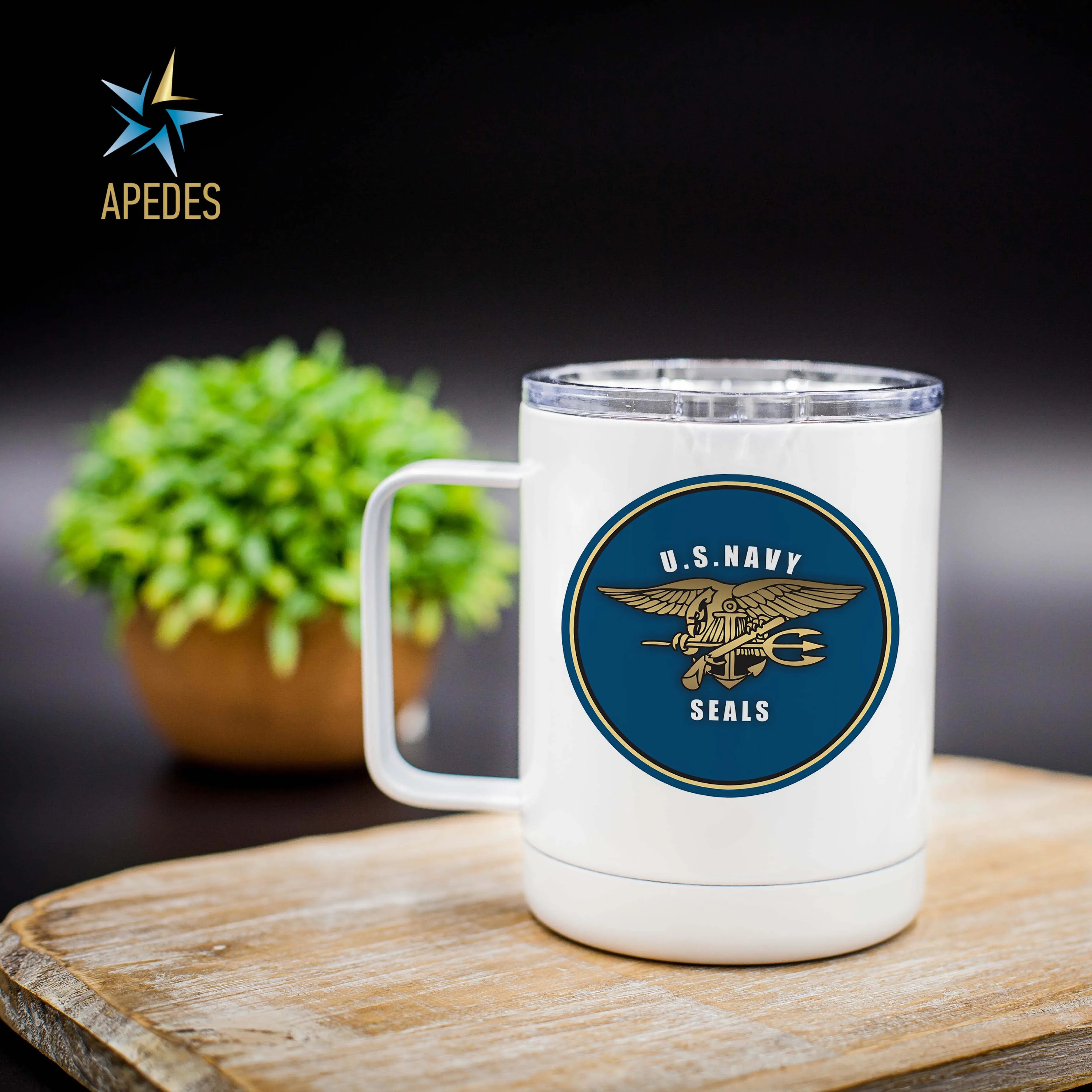 The US Navy Seals Stainless Steel Travel Mug 13 OZ