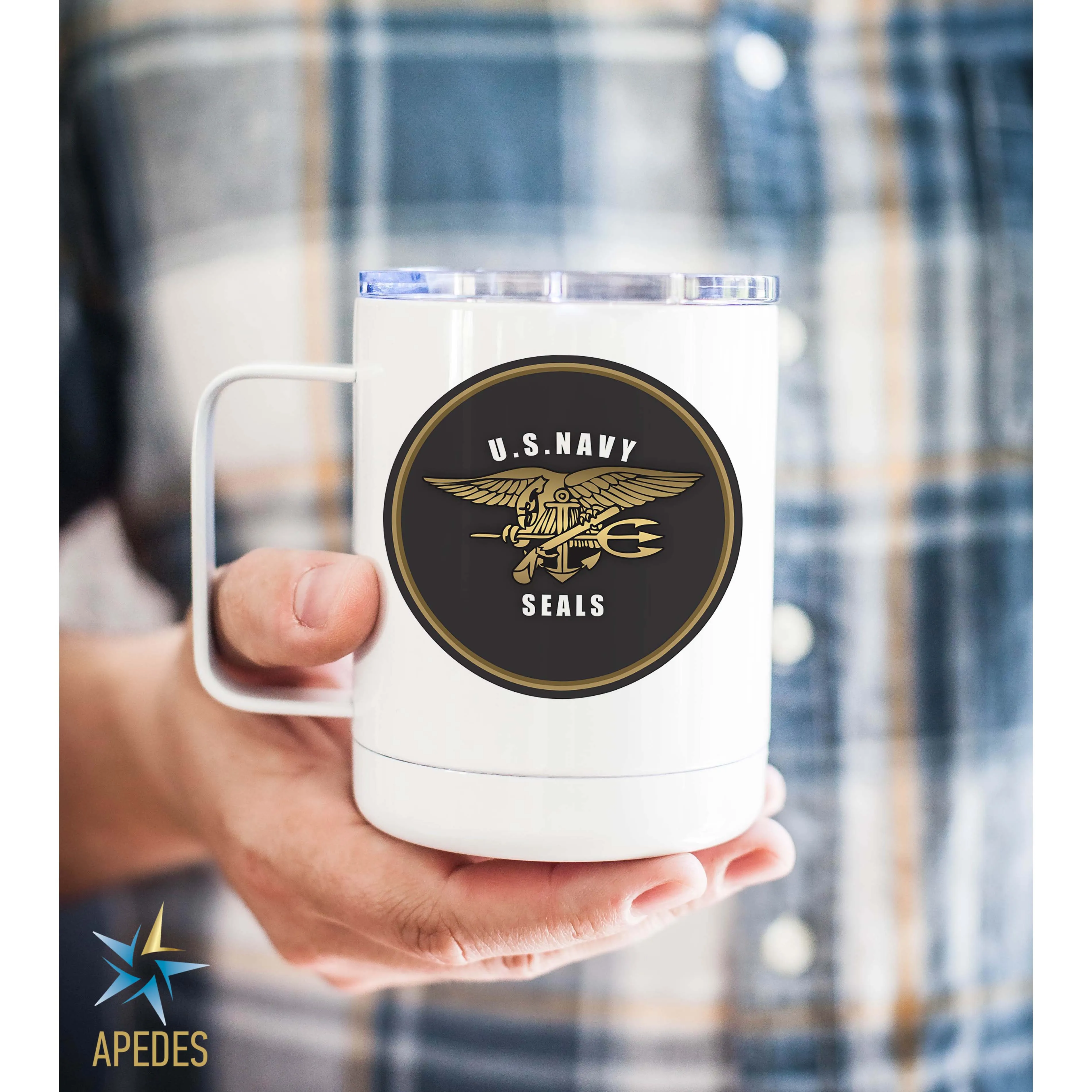The US Navy Seals Stainless Steel Travel Mug 13 OZ