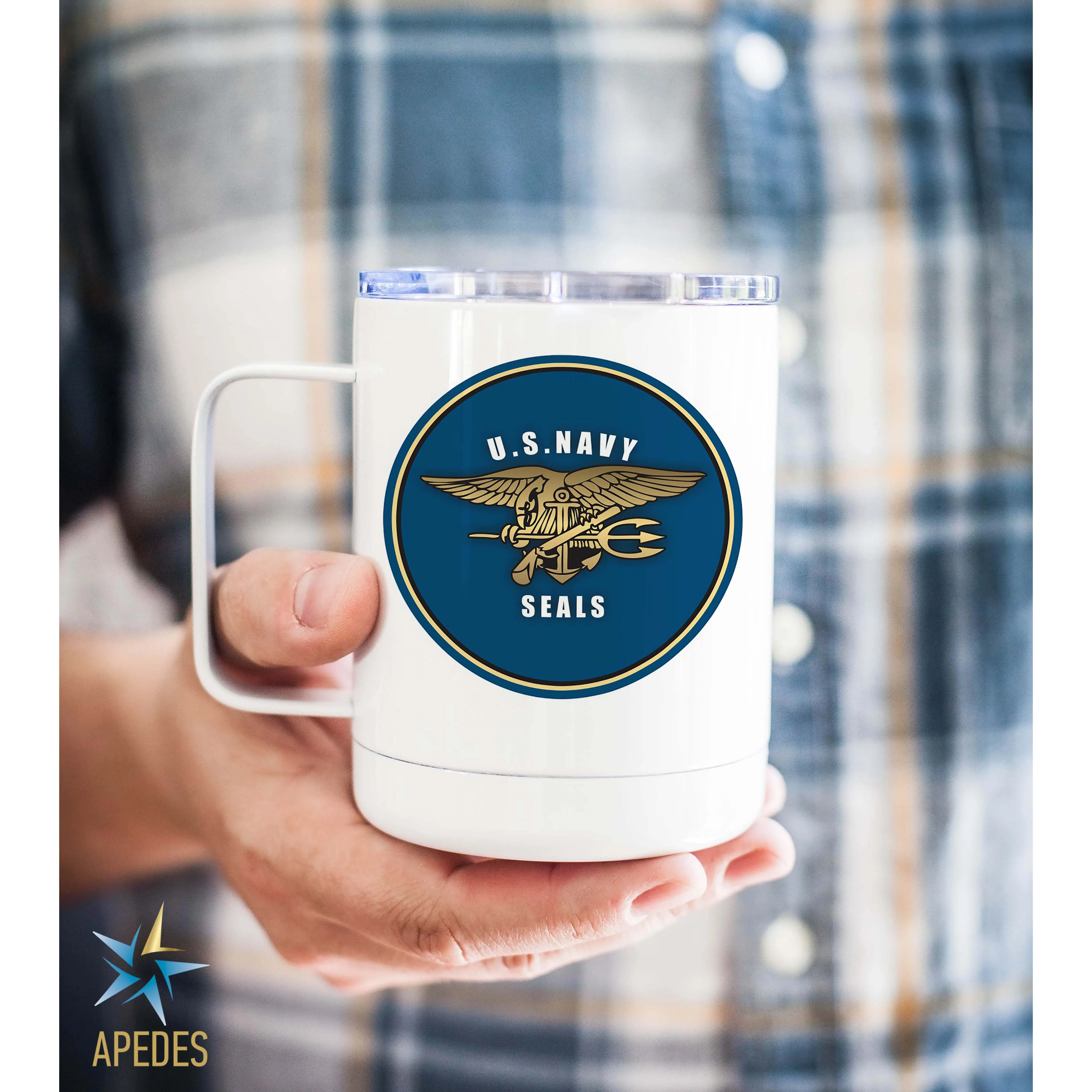 The US Navy Seals Stainless Steel Travel Mug 13 OZ