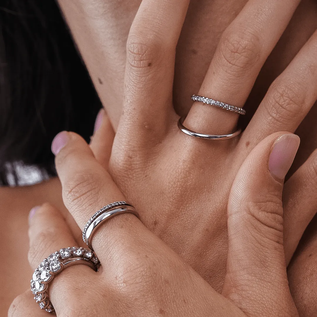 Thin Wedding Ring For Him & Her
