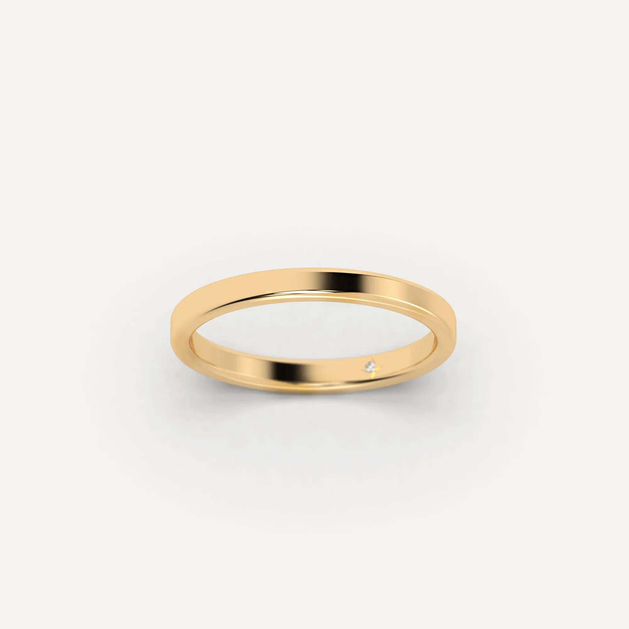 Thin Wedding Ring For Him & Her