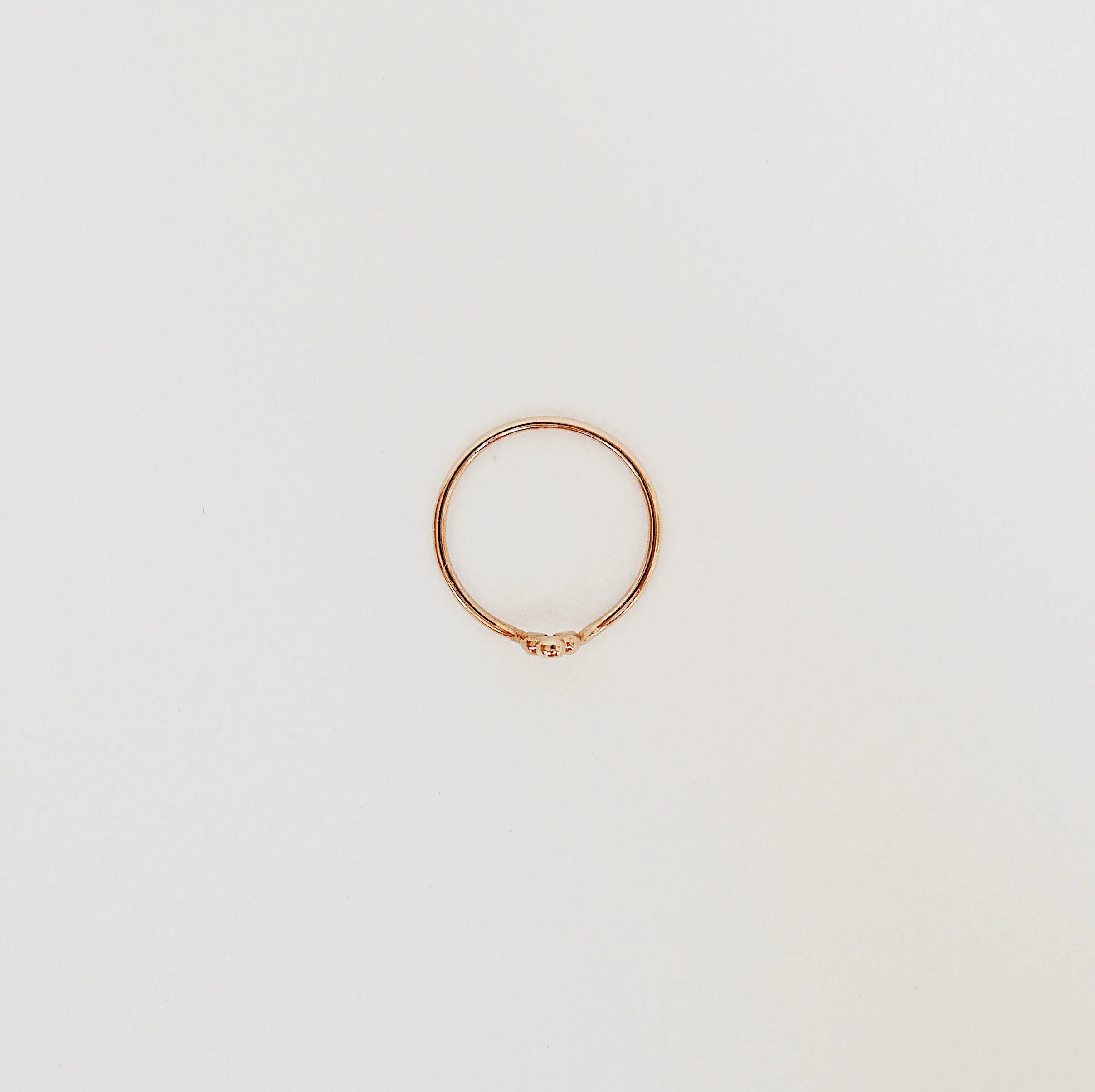 Three Dot Diamond Ring