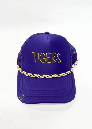 Tigers Trucker Hat - Purple