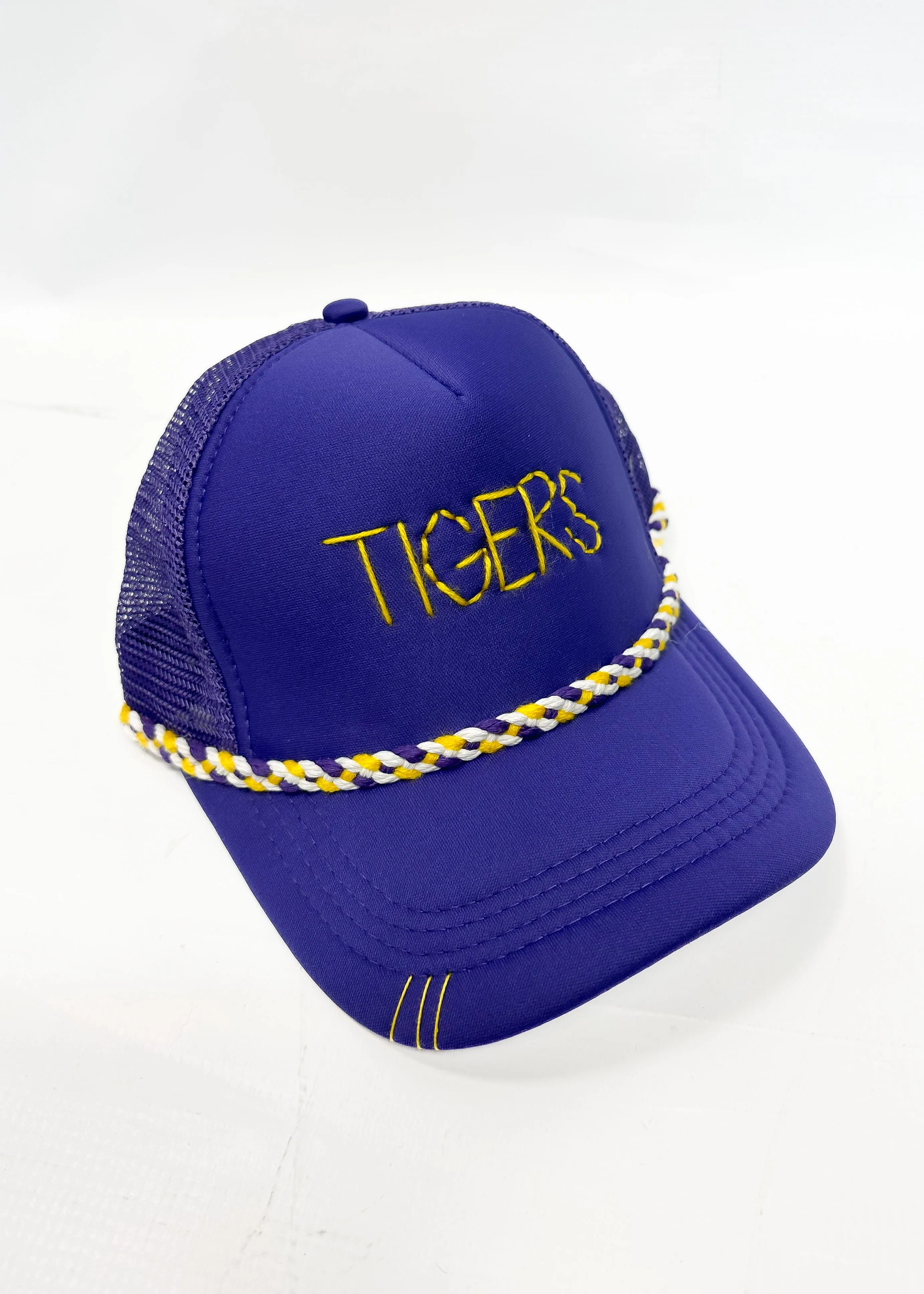 Tigers Trucker Hat - Purple