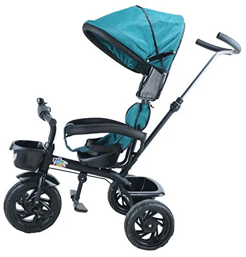 Toyzoy Maple Pro Max Kids|Baby Trike|Tricycle with Canopy for Age Group 1.5 to 5 Years, TZ-532 (Green)
