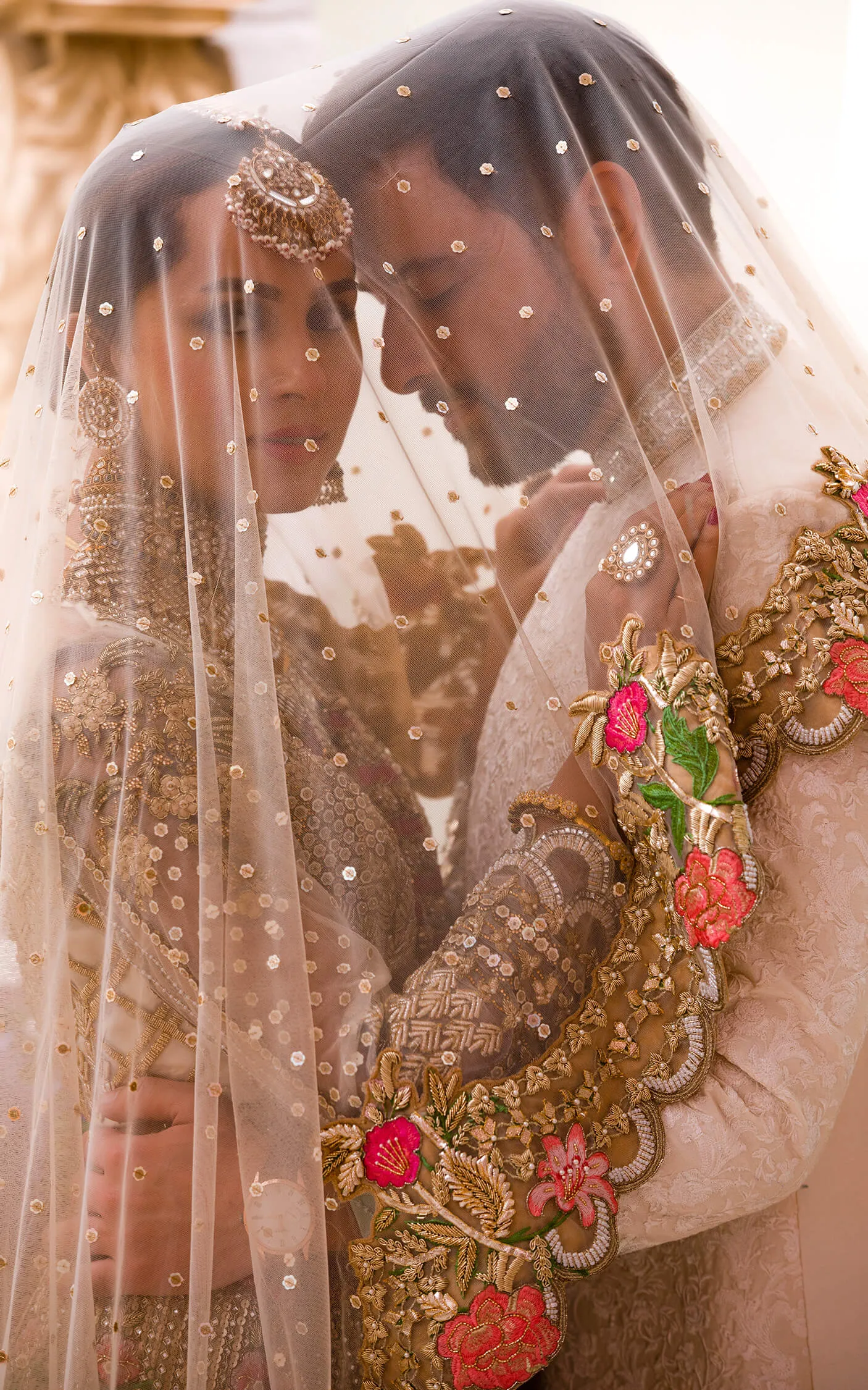 Traditional Net Lehenga Choli in Floral Lehenga and Embellished Choli Style Bridal Dress Pakistani #BS641