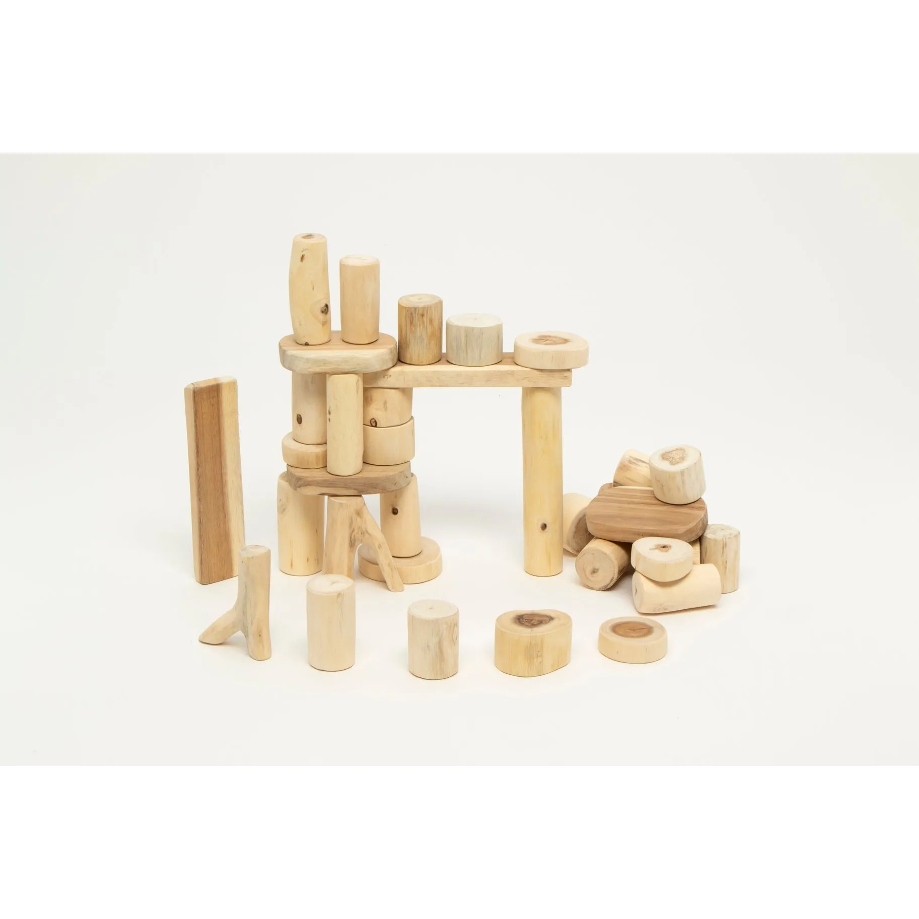 Tree Blocks Bark-less Blocks 36