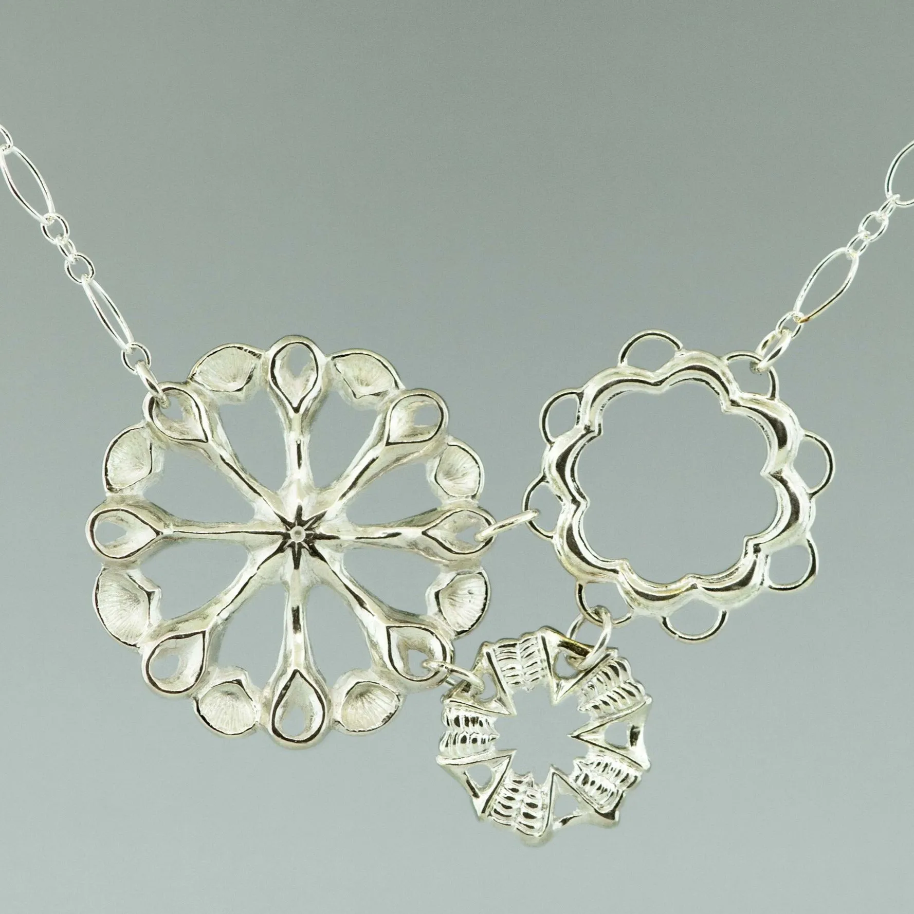 Triple Siren Necklace