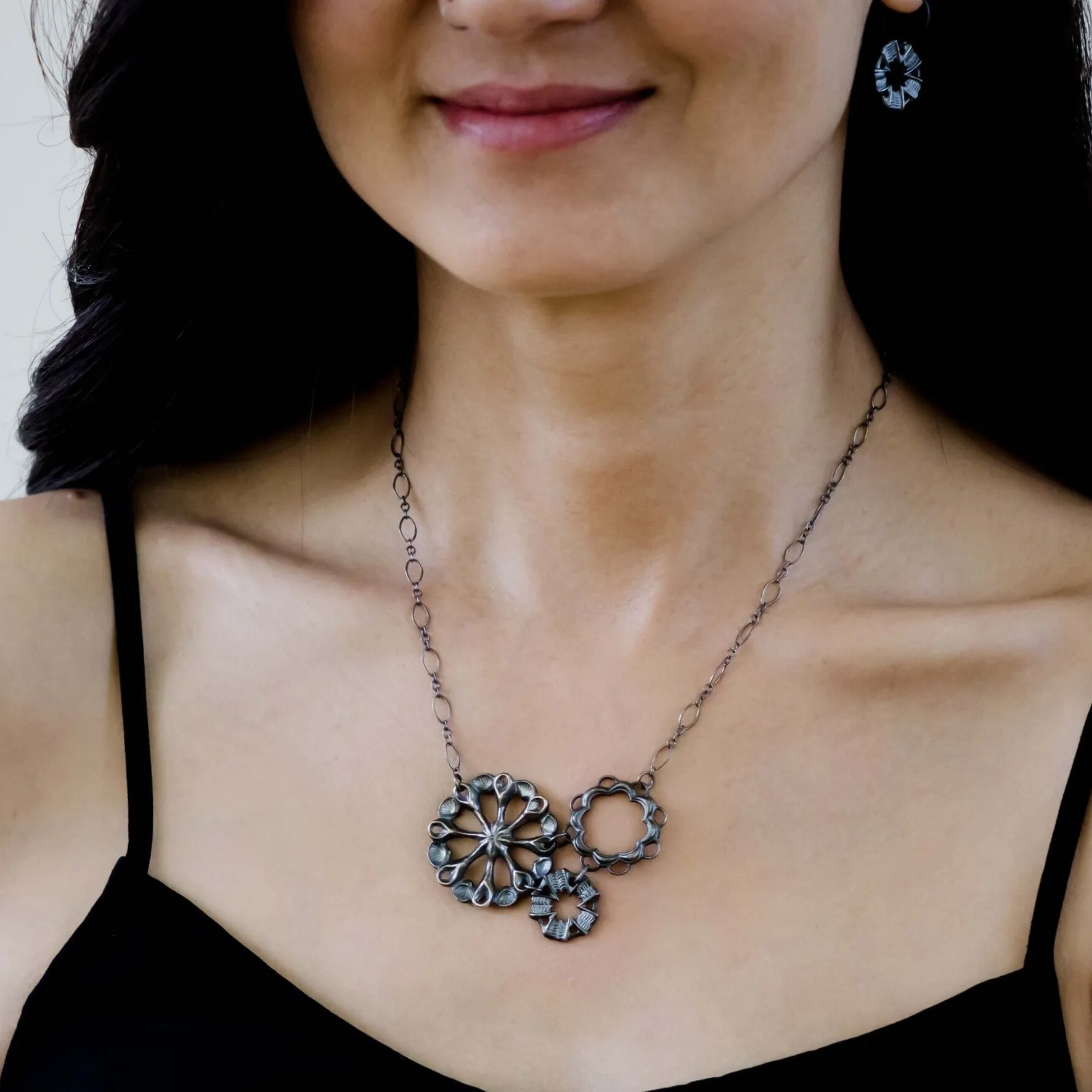 Triple Siren Necklace