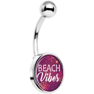 Tropical Paradise Beach Vibes Belly Ring