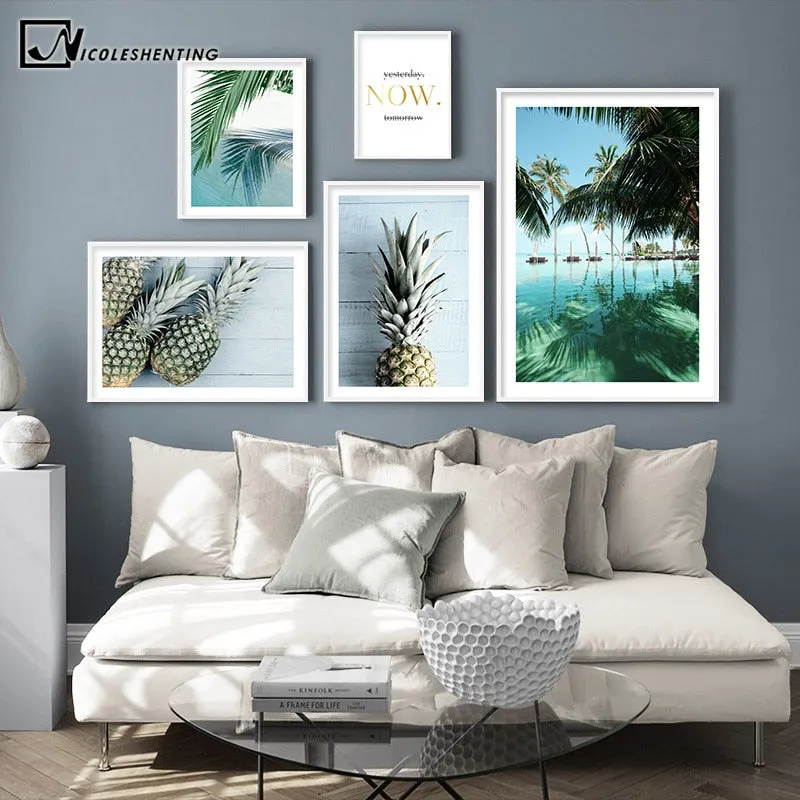 Tropical Pineapple Wall Art
