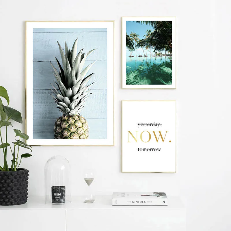 Tropical Pineapple Wall Art
