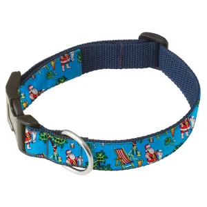 Tropical Santa - Dog Collar