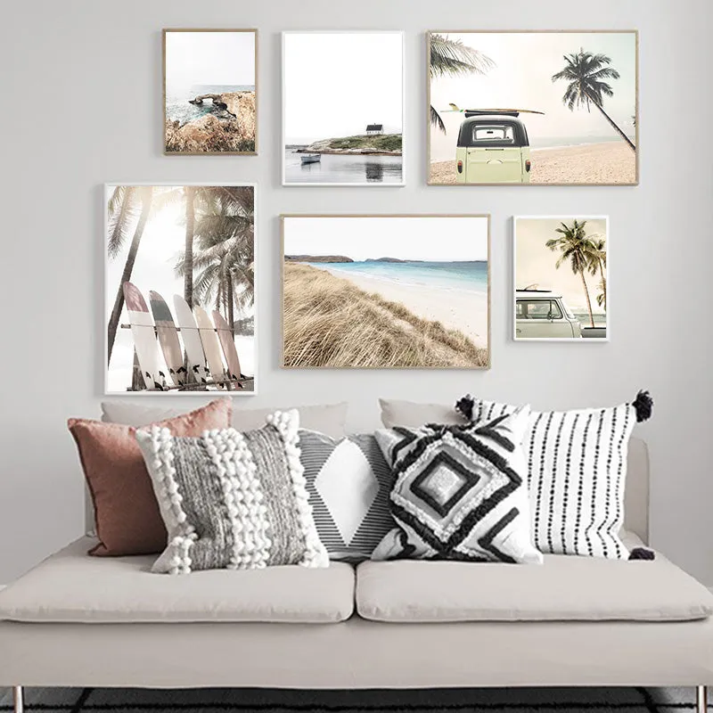 Tropical Summer Sea Beach Travel Wall Art