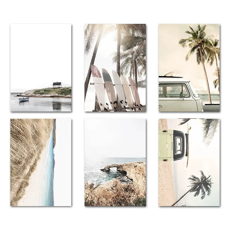 Tropical Summer Sea Beach Travel Wall Art