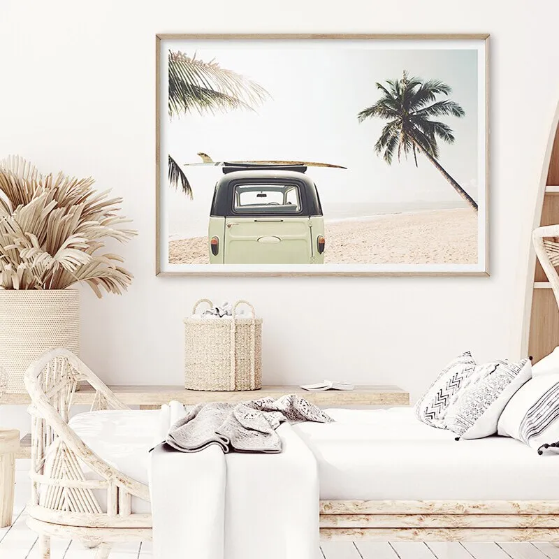 Tropical Summer Sea Beach Travel Wall Art