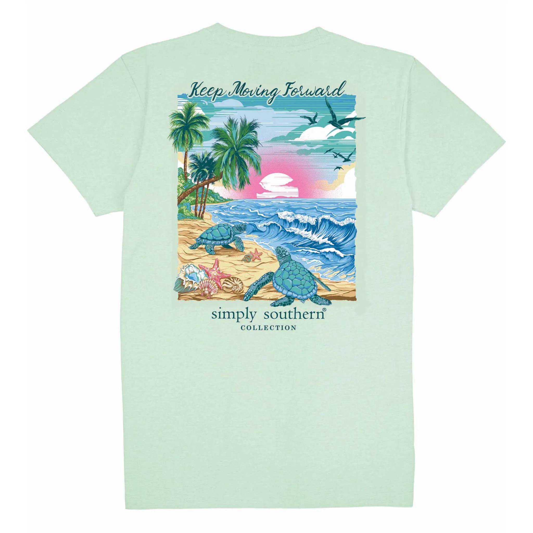 Turtle Tracking Beach Short Sleeve T-Shirt