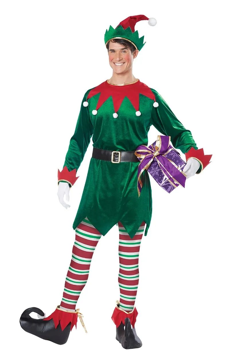 Unisex Jolly Elf Christmas Costume